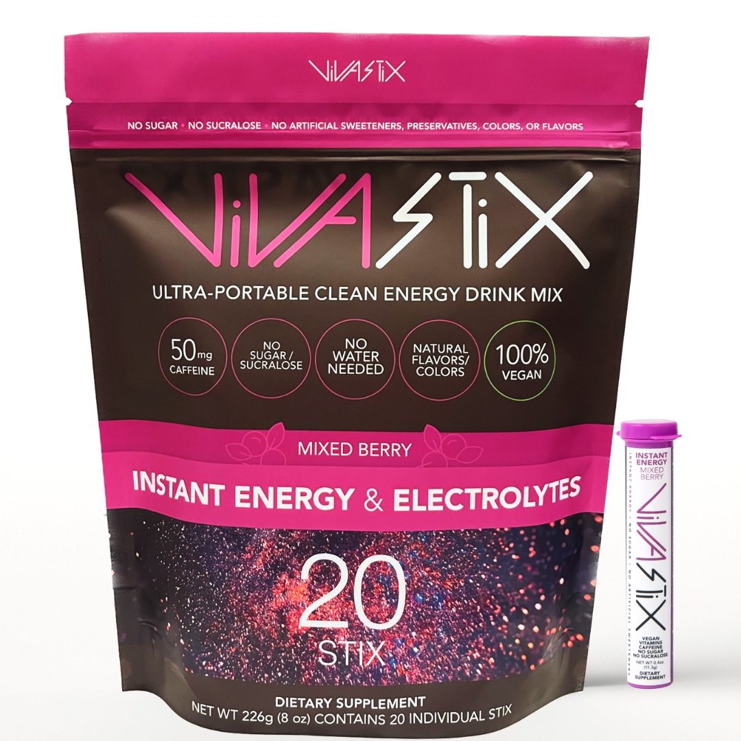 The Ultimate Fasting Fuel. Energy + Electrolytes (Powder Stix) – VivaStix